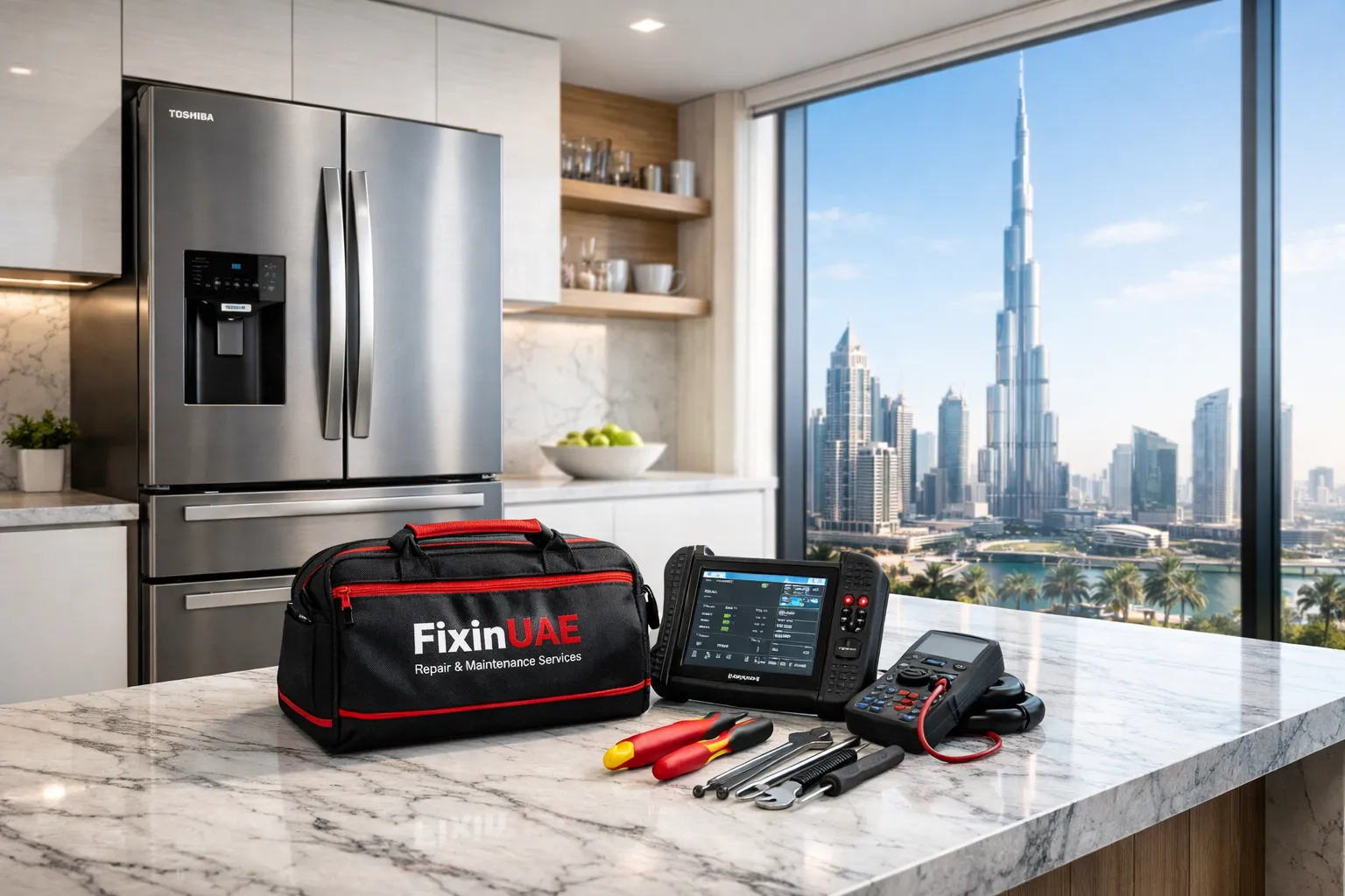 تصليح ثلاجات توشيبا في دبي