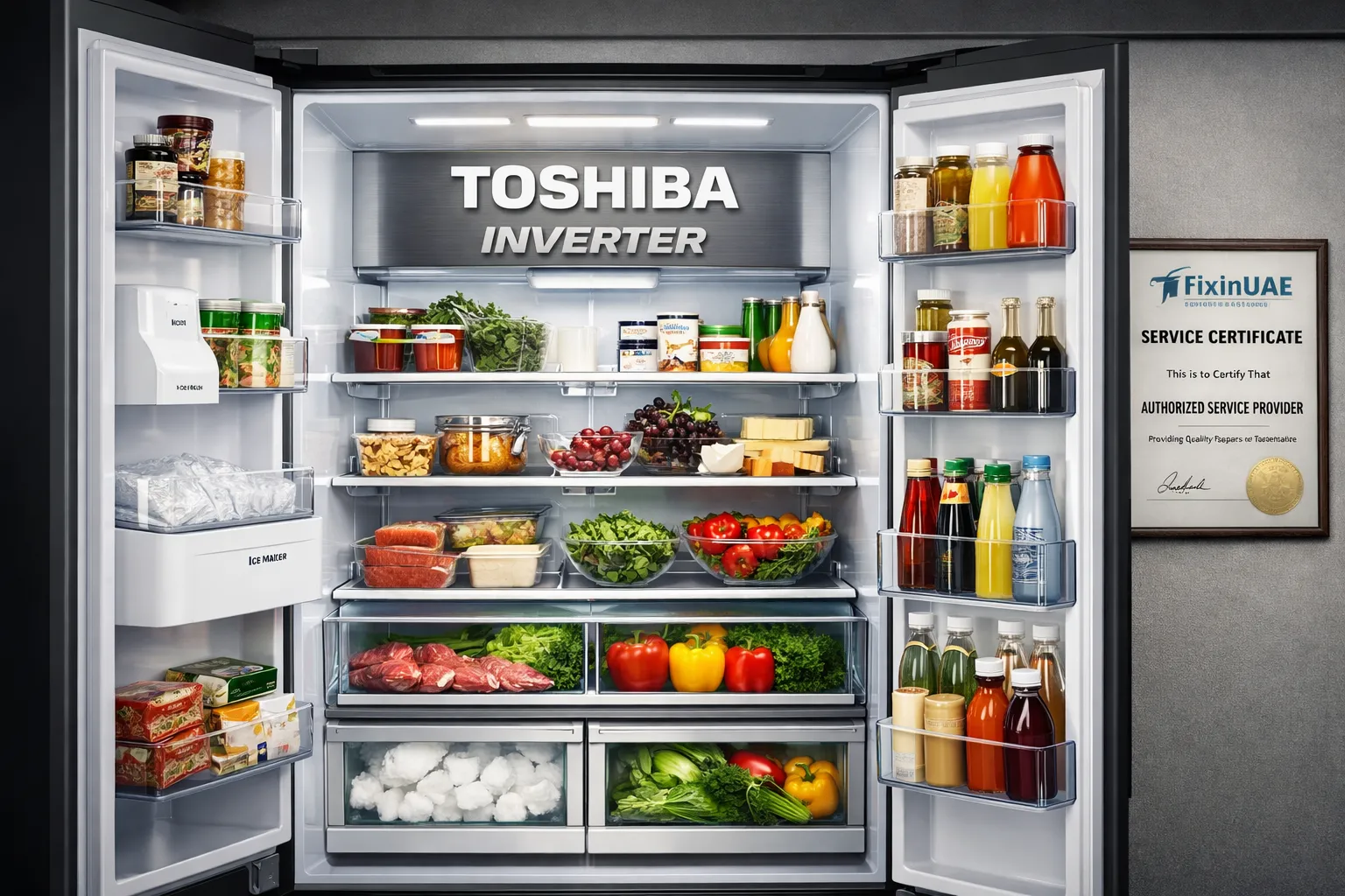 تصليح ثلاجات توشيبا في الشارقة